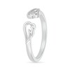 Thumbnail Image 2 of Angel Wings Wrap Toe Ring in 10K White Gold