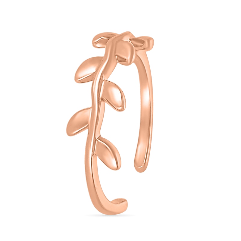 Main Image 2 of Leafy Vine Toe Ring in 10K Rose Gold