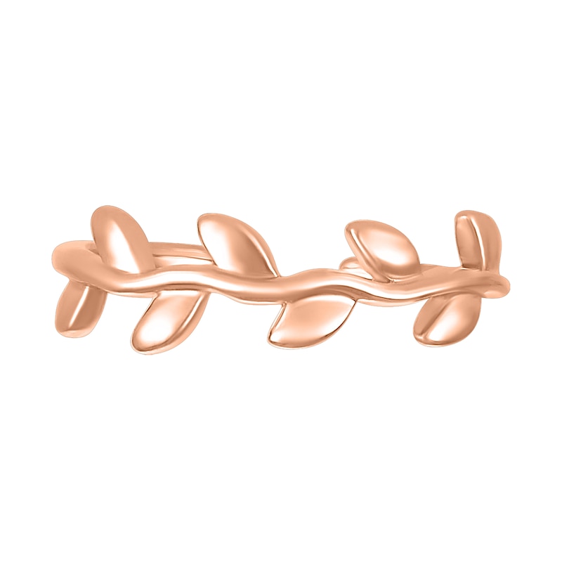 Main Image 3 of Leafy Vine Toe Ring in 10K Rose Gold