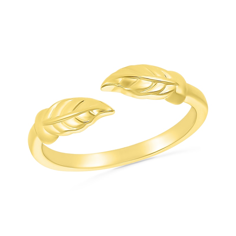 Main Image 1 of Leaf Wrap Toe Ring in 10K Gold