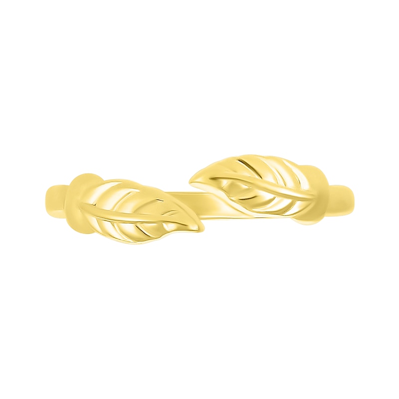Main Image 3 of Leaf Wrap Toe Ring in 10K Gold