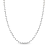 Thumbnail Image 1 of Men's 4.0mm Bead Chain Necklace in Solid Stainless Steel  - 20"