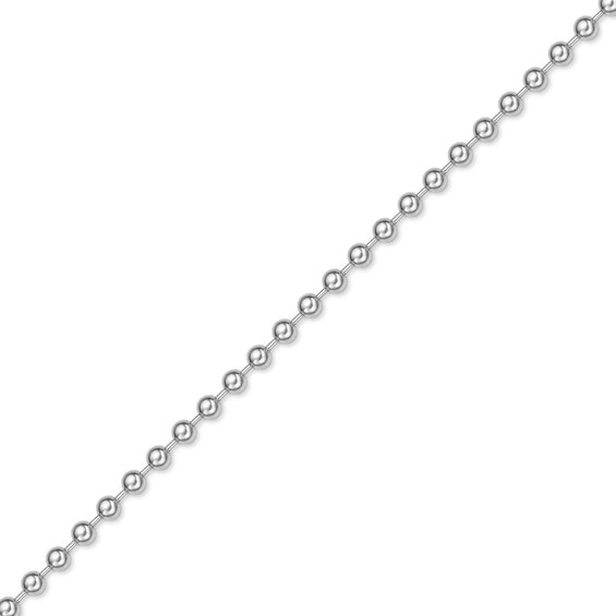 Men's 4.0mm Bead Chain Necklace in Solid Stainless Steel