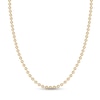 Thumbnail Image 1 of Men's 4.0mm Bead Gold-Tone Chain Necklace in Solid Stainless Steel  with Yellow Ion-Plate - 20"