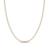 Thumbnail Image 0 of Men's 4.0mm Bead Gold-Tone Chain Necklace in Solid Stainless Steel  with Yellow Ion-Plate - 24"