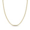Thumbnail Image 1 of Men's 4.0mm Bead Gold-Tone Chain Necklace in Solid Stainless Steel  with Yellow Ion-Plate - 30&quot;