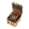 Thumbnail Image 1 of Citizen Eco-Drive® Promaster 50th Anniversary Tsuno Brown Leather Strap Watch with Gold-Tone Dial (Model: AV0072-01X)