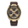Thumbnail Image 2 of Citizen Eco-Drive® Promaster 50th Anniversary Tsuno Brown Leather Strap Watch with Gold-Tone Dial (Model: AV0072-01X)