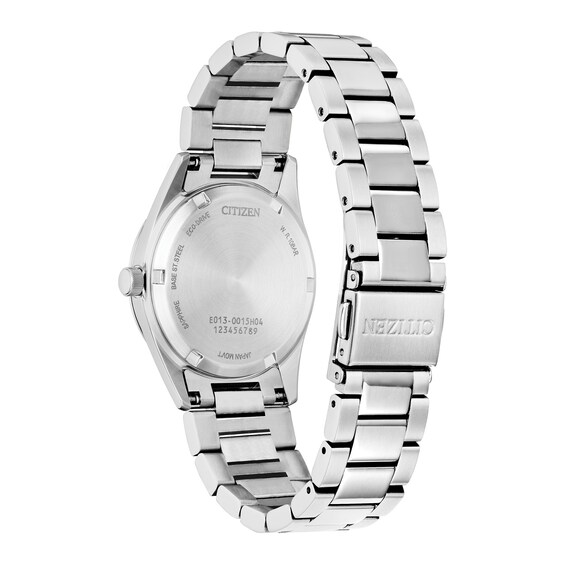 Ladies' Citizen Eco-DriveÂ® Diamond Accent Silver-Tone Watch with Light Blue Dial (Model: Ew2700-54L)