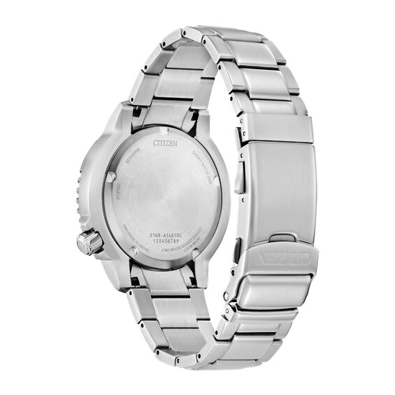Men's Citizen Eco-DriveÂ® Promaster Marine Watch with Sunray Light Blue Dial (Model: Bn0165-55L)