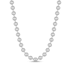 Men's 8.0mm Bead Chain Necklace in Solid Stainless Steel