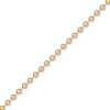 Thumbnail Image 2 of Men's 6.0mm Bead Gold-Tone Chain Necklace in Solid Stainless Steel  with Yellow Ion-Plate - 30"