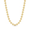 Thumbnail Image 1 of Men's 8.0mm Bead Gold-Tone Chain Necklace in Solid Stainless Steel  with Yellow Ion-Plate - 20"