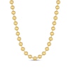 Thumbnail Image 0 of Men's 8.0mm Bead Gold-Tone Chain Necklace in Solid Stainless Steel  with Yellow Ion-Plate - 20"