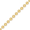 Thumbnail Image 3 of Men's 8.0mm Bead Gold-Tone Chain Necklace in Solid Stainless Steel  with Yellow Ion-Plate - 22"