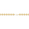 Thumbnail Image 2 of Men's 8.0mm Bead Gold-Tone Chain Necklace in Solid Stainless Steel  with Yellow Ion-Plate - 24"