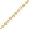 Thumbnail Image 3 of Men's 8.0mm Bead Gold-Tone Chain Necklace in Solid Stainless Steel  with Yellow Ion-Plate - 24"