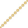 Thumbnail Image 3 of Men's 8.0mm Bead Gold-Tone Chain Necklace in Solid Stainless Steel  with Yellow Ion-Plate - 30"