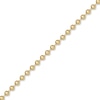 Thumbnail Image 2 of Men's 6.0mm Bead Gold-Tone Chain Necklace in Solid Stainless Steel  with Yellow Ion-Plate - 22"