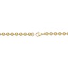 Thumbnail Image 3 of Men's 6.0mm Bead Gold-Tone Chain Necklace in Solid Stainless Steel  with Yellow Ion-Plate - 22"
