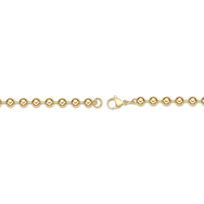 Gold Plated Ball Bead Chain Necklace Chains for Men 