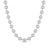 Thumbnail Image 1 of Men's 10.0mm Bead Chain Necklace in Solid Stainless Steel  - 22"