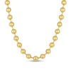 Thumbnail Image 0 of Men's 10.0mm Bead Gold-Tone Chain Necklace in Solid Stainless Steel  with Yellow Ion-Plate - 20"