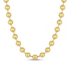 Thumbnail Image 0 of Men's 10.0mm Bead Gold-Tone Chain Necklace in Solid Stainless Steel  with Yellow Ion-Plate - 22"