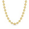 Thumbnail Image 1 of Men's 10.0mm Bead Gold-Tone Chain Necklace in Solid Stainless Steel  with Yellow Ion-Plate - 30"