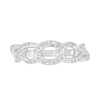 Thumbnail Image 2 of 1/5 CT. T.W. Diamond Curb Chain Ring in Sterling Silver