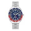 Thumbnail Image 0 of Men's Bulova Oceanographer Red Accent Automatic Watch with Blue Dial (Model: 96B405)