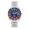 Thumbnail Image 1 of Men's Bulova Oceanographer Red Accent Automatic Watch with Blue Dial (Model: 96B405)