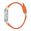 Thumbnail Image 2 of Men's Bulova Maquina Silver-Tone Chronograph Orange Strap Watch with Blue Dial (Model: 96B407)