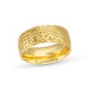 Thumbnail Image 1 of Oro Diamante™ Diamond-Cut 8.0mm Ring in Hollow 14K Gold - Size 7