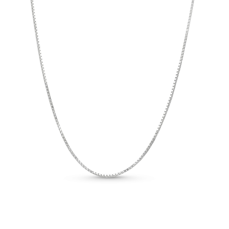 Box Chain Necklace .07mm Wide Sterling Silver Box Chain Necklace .07mm Wide Sterling Silver
