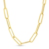Thumbnail Image 1 of 5.6mm Paper Clip Chain Necklace in Hollow 14K Gold - 20"