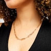 Thumbnail Image 2 of 5.6mm Paper Clip Chain Necklace in Hollow 14K Gold - 20"