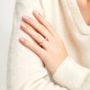Thumbnail Image 2 of 1 CT. T.W. Certified Lab-Grown Diamond Five Stone Band in 10K White Gold (F/SI2)