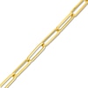 Thumbnail Image 1 of 5.6mm Paper Clip Chain Bracelet in Hollow 14K Gold - 7.5"