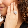 Thumbnail Image 2 of 2 CT. T.W. Multi-Diamond Triple Row Split Shank Ring in 10K White Gold