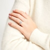 Thumbnail Image 2 of 2 CT. T.W. Certified Lab-Grown Diamond Frame Engagement Ring in 14K White Gold (F/SI2)