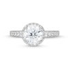 Thumbnail Image 4 of 2 CT. T.W. Certified Lab-Grown Diamond Frame Engagement Ring in 14K White Gold (F/SI2)
