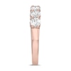 Thumbnail Image 2 of 1-1/4 CT. T.W. Diamond Seven Stone Band in 10K Rose Gold (I/I2)