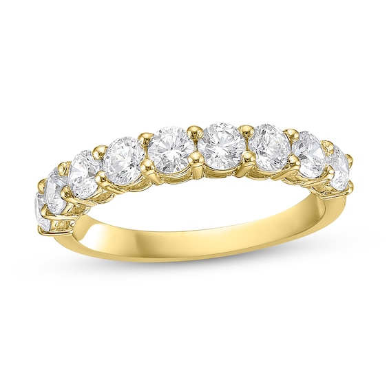 1-1/4 CT. T.w. Diamond Nine Stone Band in 10K Gold (I/I2)