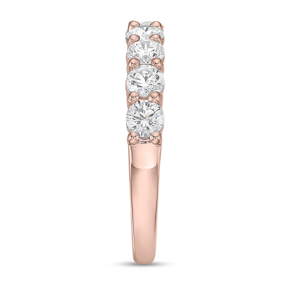 1-1/4 CT. T.w. Diamond Nine Stone Band in 10K Rose Gold (I/I2)