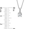 Thumbnail Image 4 of 1/2 CT. Certified Lab-Grown Diamond Solitaire Pendant in 14K White Gold (I/SI2)