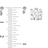 Thumbnail Image 3 of 3/4 CT. T.W. Certified Lab-Grown Diamond Solitaire Stud Earrings in 10K White Gold (I/SI2)