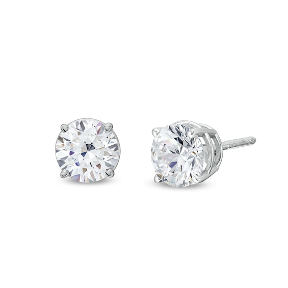 2-1/2 CT. T.w. Certified Lab-Grown Diamond Solitaire Stud Earrings in 14K White Gold (I/Si2)