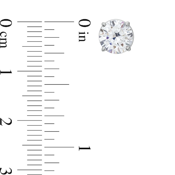 2-1/2 CT. T.w. Certified Lab-Grown Diamond Solitaire Stud Earrings in 14K White Gold (I/Si2)