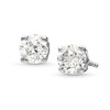 Thumbnail Image 1 of 1/3 CT. T.W. Certified Lab-Grown Diamond Solitaire Stud Earrings in 10K White Gold (I/SI2)